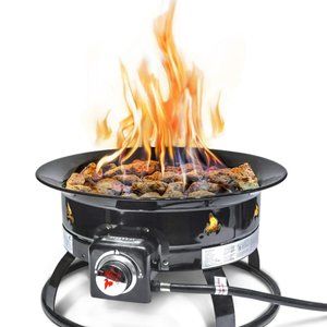 Luxury outdoor portable propane gas brazier with